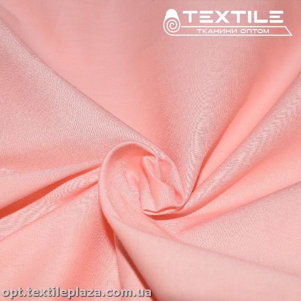 Коттон тонкий стрейчевый однотонный 3222C39 персиковый