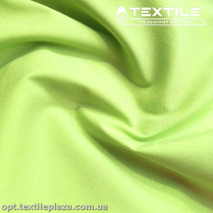 Коттон-нейлон стрейчевый однотонный 3880C13 неоново-лаймовый