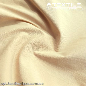 Коттон-нейлон стрейчевый однотонный 3880C3 светло-бежевый