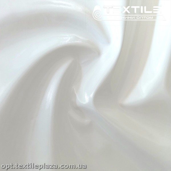 Экокожа лаковая 6810C43 белый