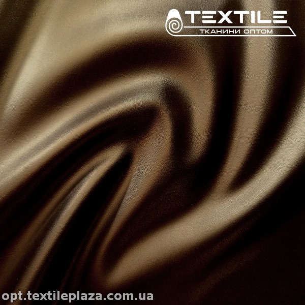 Экокожа стрейчевая 4112C8 черно-коричневый