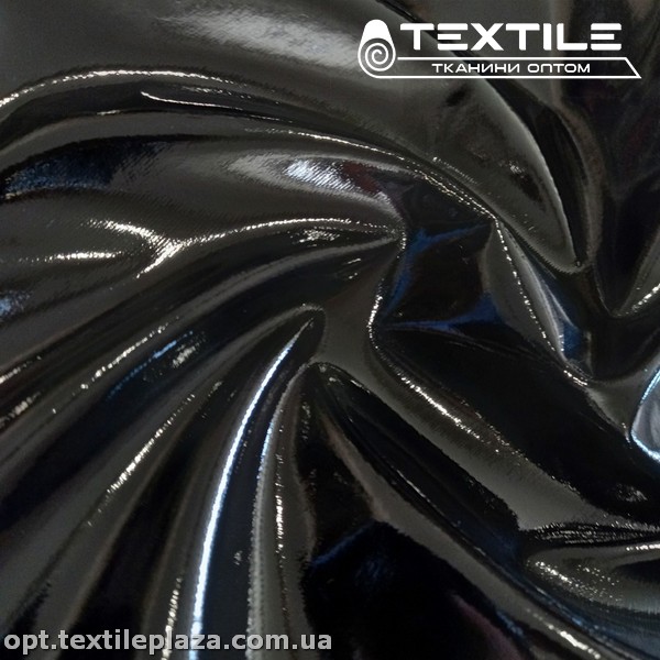 Экокожа лаковая 4042C1 черный