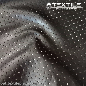 Экокожа перфорированная 2023D1C3 узор, черный