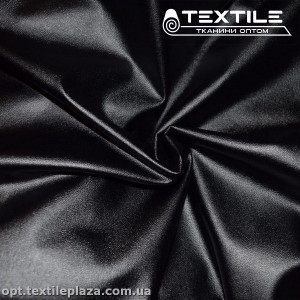 Экокожа на вельбо 3974C1 стрейч, черный