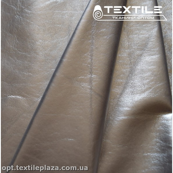 Экокожа однотонная 9043C2 перламутрово-серебряный