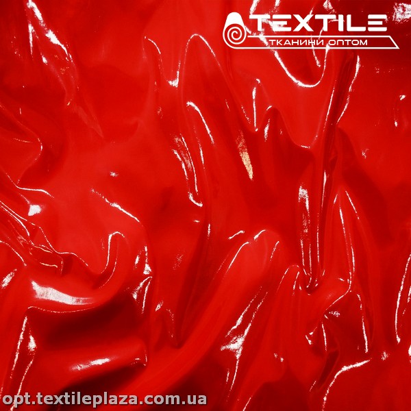 Экокожа лаковая 3644C3 красный