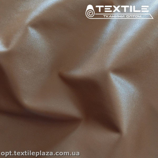 Экокожа однотонная 9494C3 золотисто-бежевый
