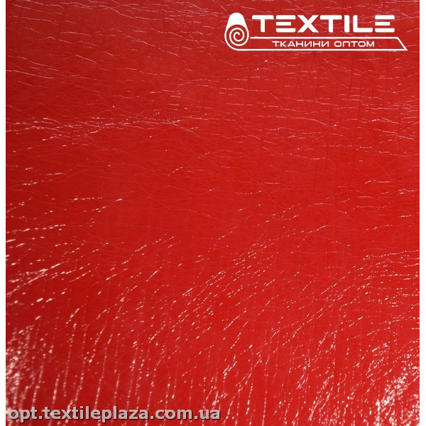 Экокожа лаковая 8100C1 красный