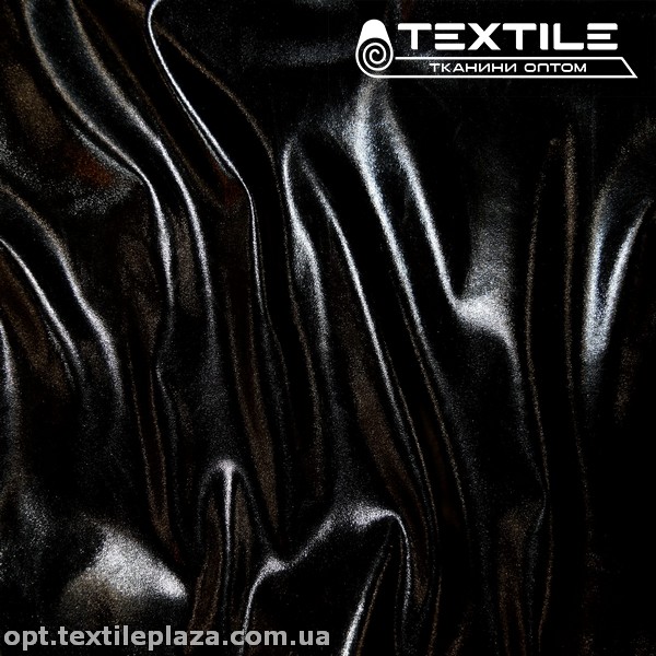 Экокожа лаковая 3418C3 черный