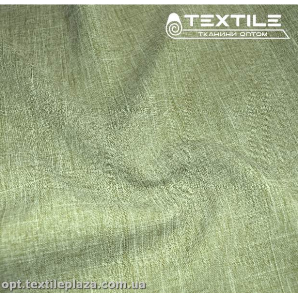 Габардин меланж 8180C8 светло-оливковый