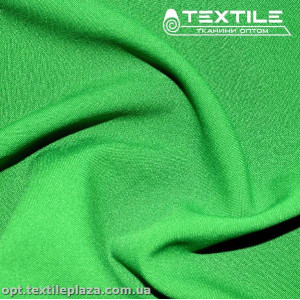Габардин однотонный 3296C19 зеленый