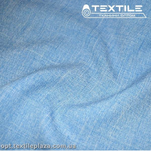 Габардин меланж 8180C26 васильковый