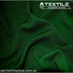 Габардин однотонный 3296C18 темно-зеленый