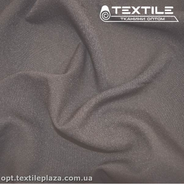 Габардин однотонный 3296C16 графитовый