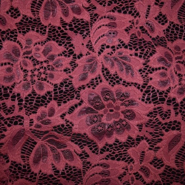 Гипюр набивной стрейчевый 14210C2 розовый