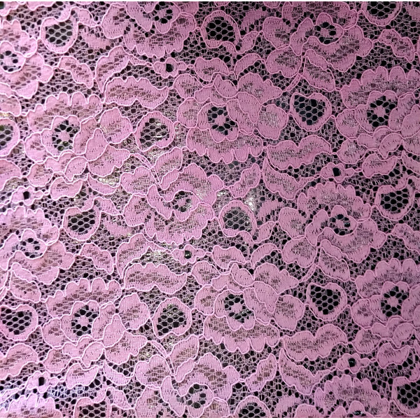 Гипюр набивной 9803D182C4 фиолетово-розовый