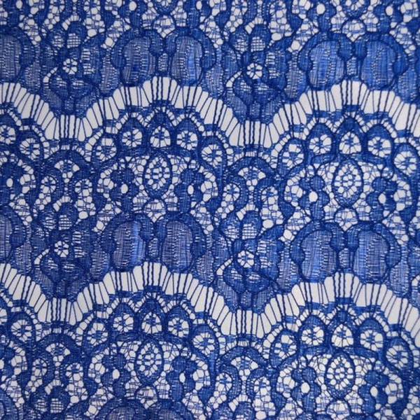 Гипюр набивной 15627D1C3 синий