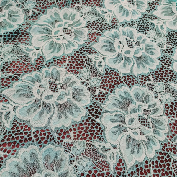 Гипюр набивной стрейчевый 15421D1C7 синий