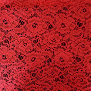 Гипюр набивной 9803D182C7 красный