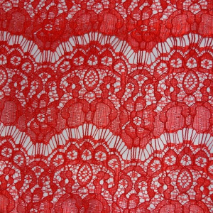 Гипюр набивной 15627D1C2 красный