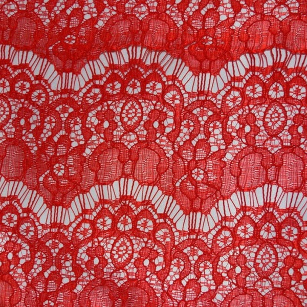 Гипюр набивной 15627D1C2 красный
