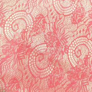 Гипюр атлас 2209C4 ярко-розовый