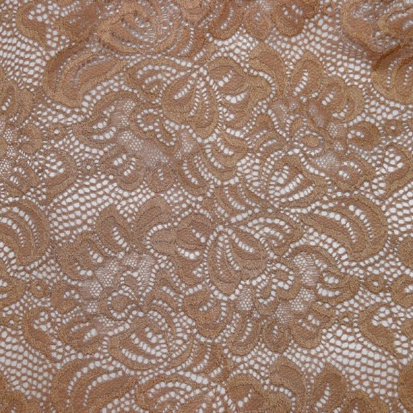 Гипюр набивной стрейчевый 15721D1C4 бежевый