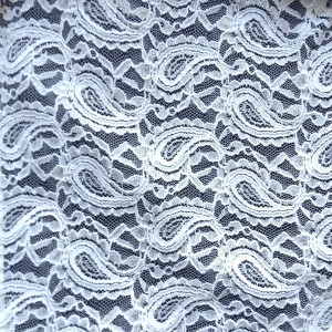 Гипюр набивной стрейчевый 600C1 белый