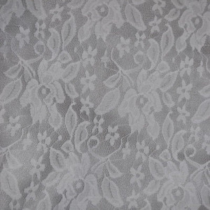 Гипюр тонкий стрейчевый 4190C1 белый