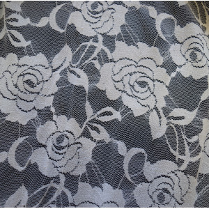 Гипюр тонкий стрейчевый 10946D1 белый