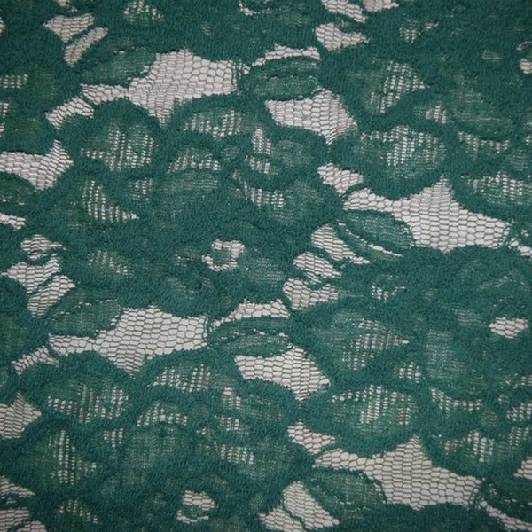 Гипюр набивной 9619C2 бутылочный