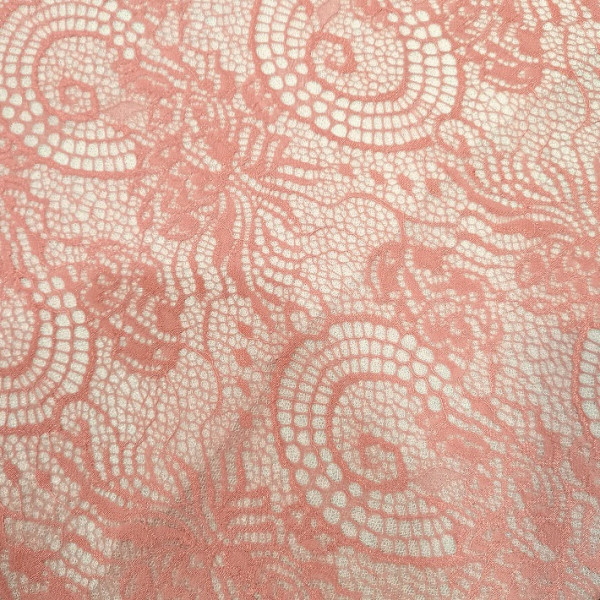 Гипюр атлас 2209C6 розовый