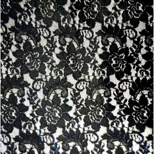 Гипюр набивной 9804D6152C1 черный