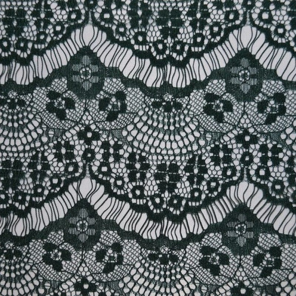 Гипюр тонкий стрейчевый 2678C2 бутылочный