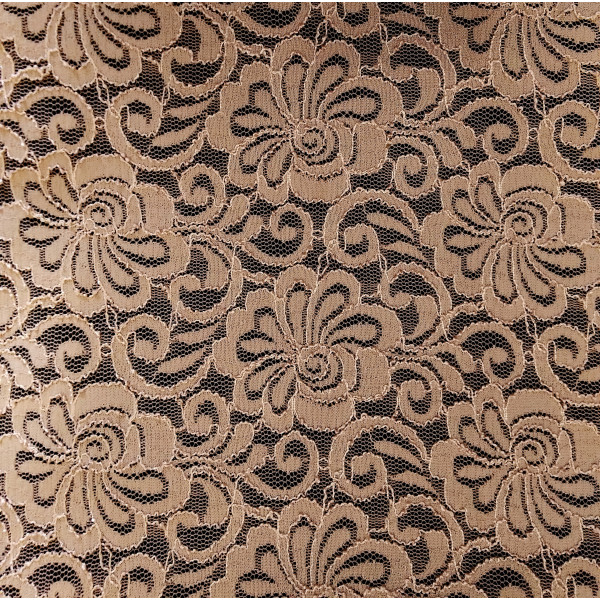Гипюр набивной 9804D557C3 бежевый