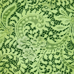 Гипюр набивной стрейчевый 15670C3 лайм