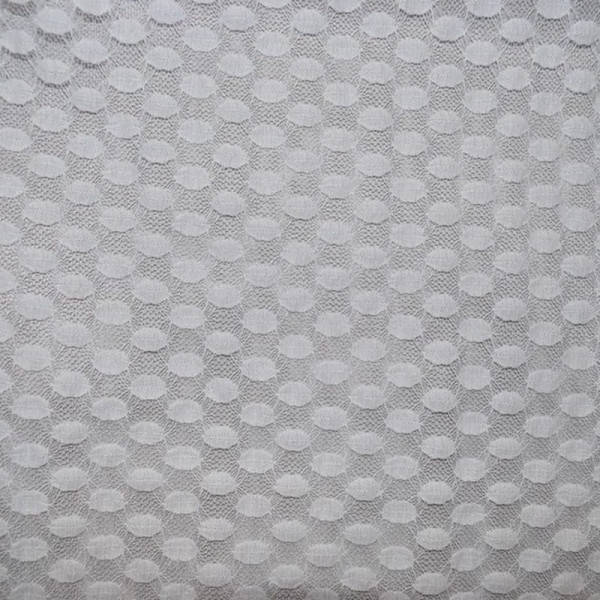 Гипюр набивной стрейчевый 8139C2 белый