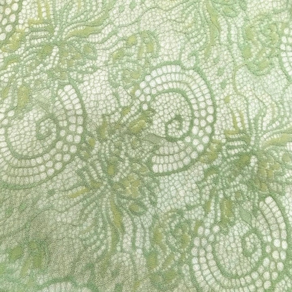 Гипюр атлас 2209C7 фисташковый