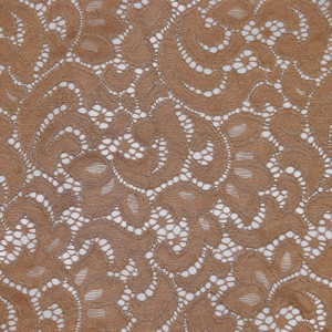 Гипюр набивной стрейчевый 15721D2C4 бежевый