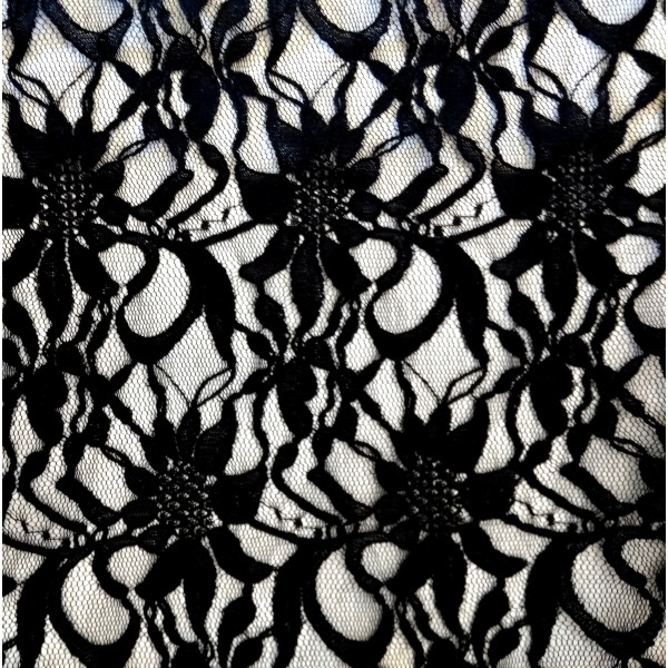 Гипюр набивной 9804D799C1 черный