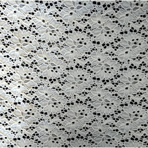 Гипюр набивной 9804D1C3 молочный