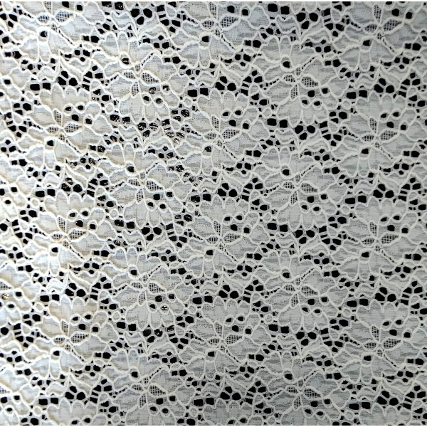 Гипюр набивной 9804D1C3 молочный