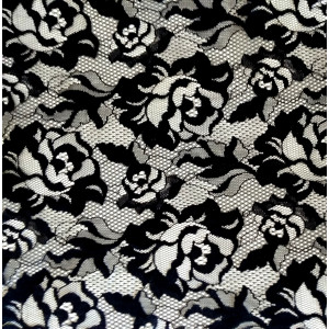 Гипюр набивной 9803D208C1 черный