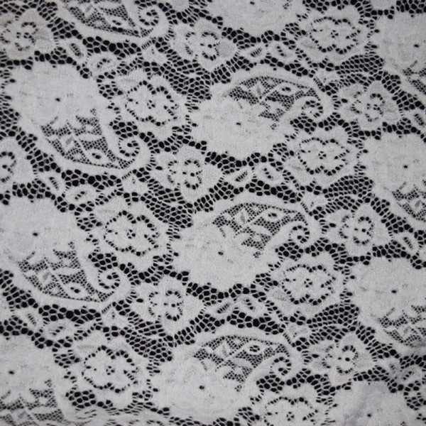 Гипюр набивной 10705D3C2 белый