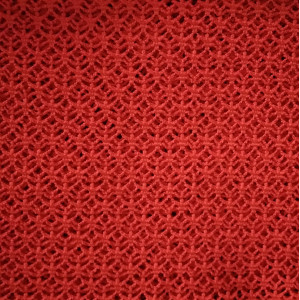 Гипюр тонкий стрейчевый 1211058C2 красный