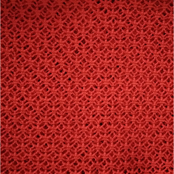 Гипюр тонкий стрейчевый 1211058C2 красный