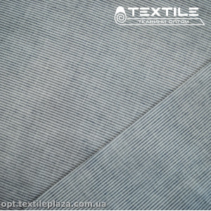 Хлопок полоска 4180D1C4 бело-графитовый