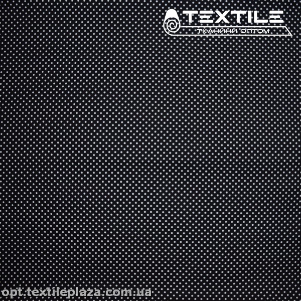 Хлопок горошек 3854D19C1 белый, черный