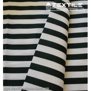 Хлопок полоска 3854D36C2 сине-белый