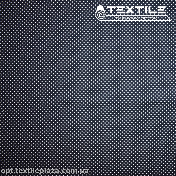 Хлопок горошек 3854D19C2 белый, графитовый